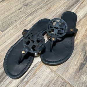 Navy Blue Tory Burch Sandals